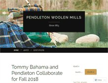 Tablet Screenshot of blog.pendleton-usa.com
